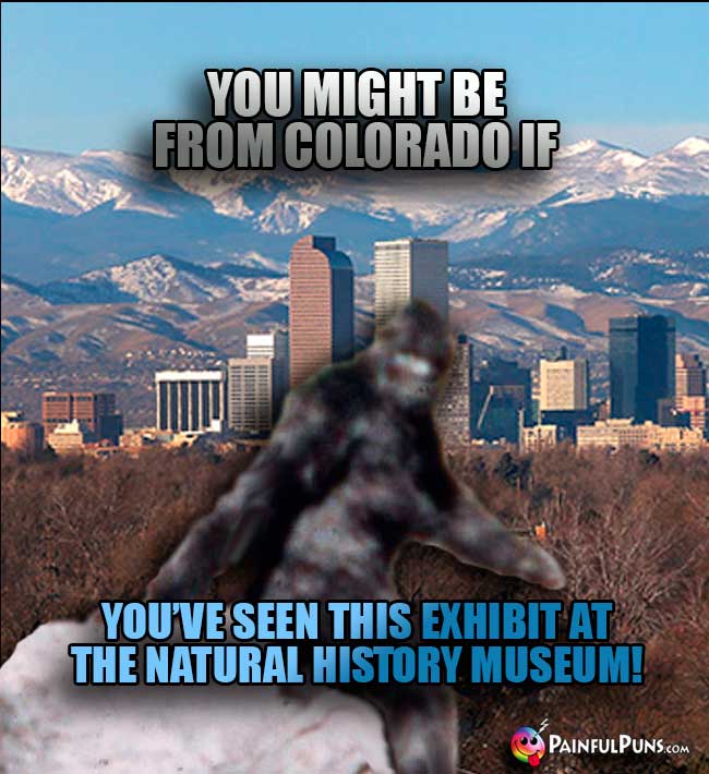You might be from Colorado if you've seen this exhibit at the Natural History Museum!