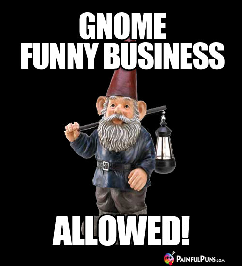 Gnome funny business allowed!