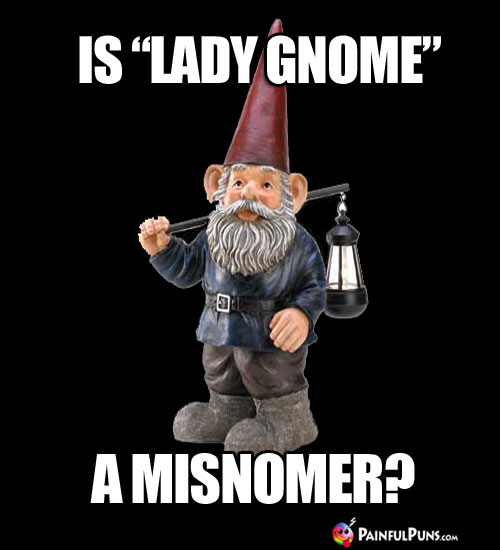 Is "Lady Gnome" a misnomer?