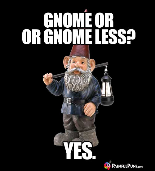 Gnome or Gnome Less? Yes.