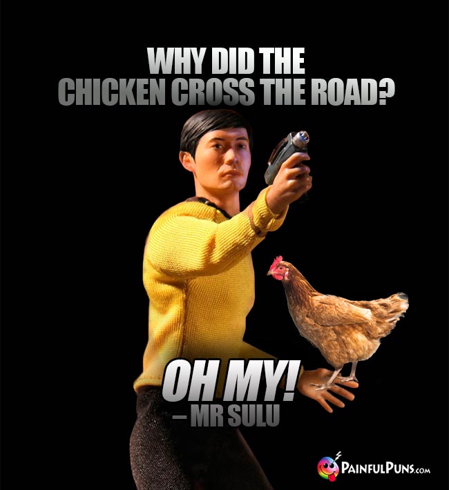 Why did the chicken cross the road? Oh My! – Mr Sulu